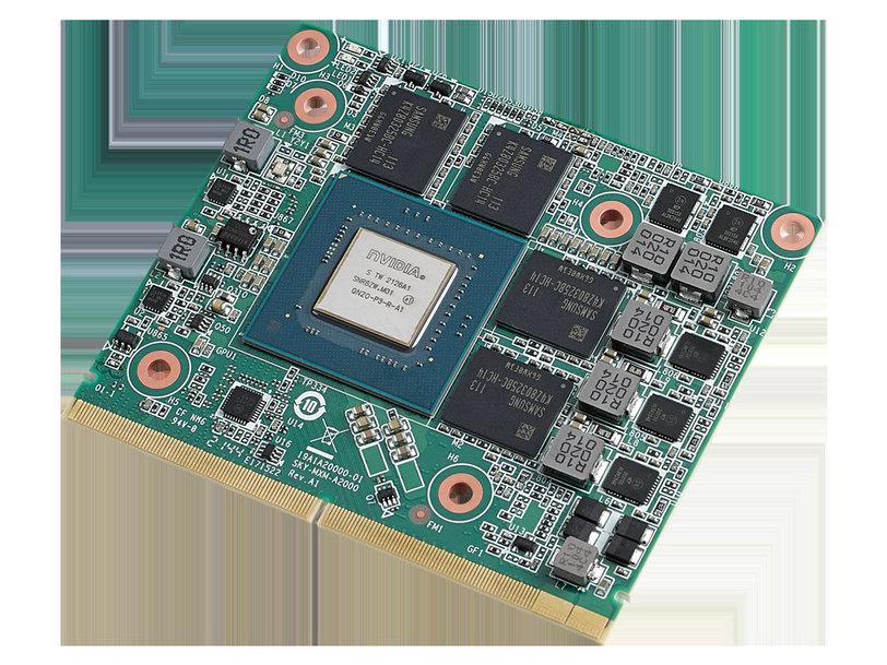 Advantech wprowadza karty graficzne MXM z systemami NVIDIA oraz komputer